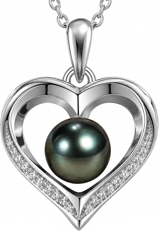 Pearl Heart Necklace