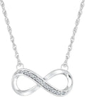 Sterling Silver Infinity Rope Necklace