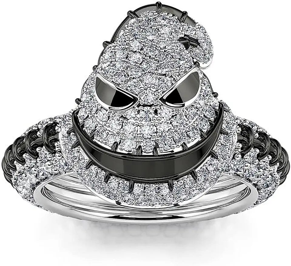 Sterling Silver Round Cubic Zirconia Solitaire Engagement Ring