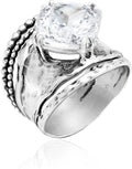 Sterling Silver Solitaire Ring