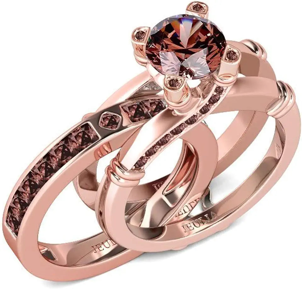 Sterling Silver Cubic Zirconia Engagement Ring