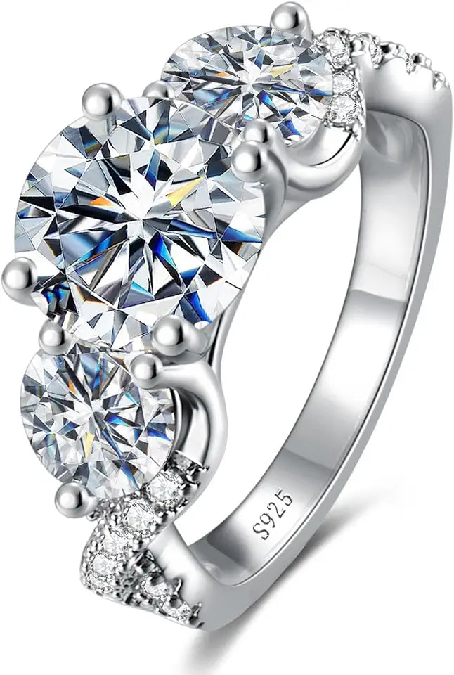 Moissanite Engagement Ring