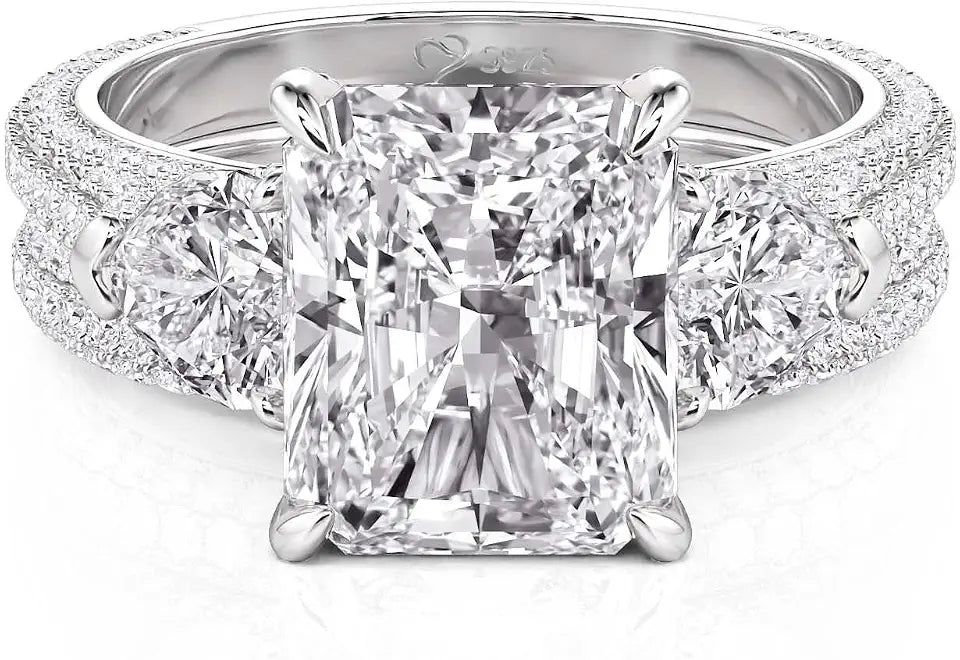 Sterling Silver Engagement Ring