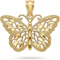 Gold-Tone Butterfly Pendant