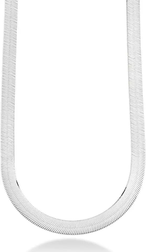 Sterling Silver Necklace, 10mm