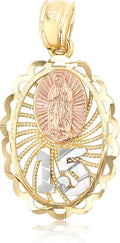 Gold-Tone Round Pendant