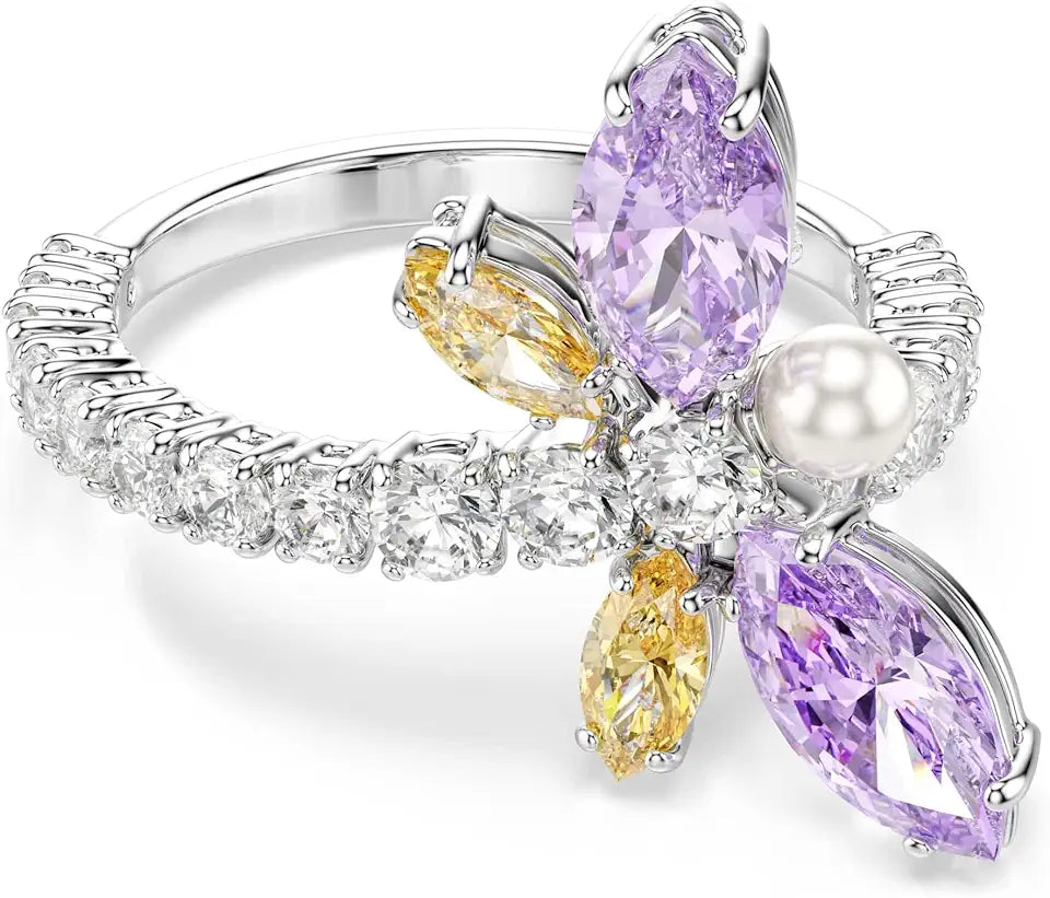 Rhodium-Plated Ring