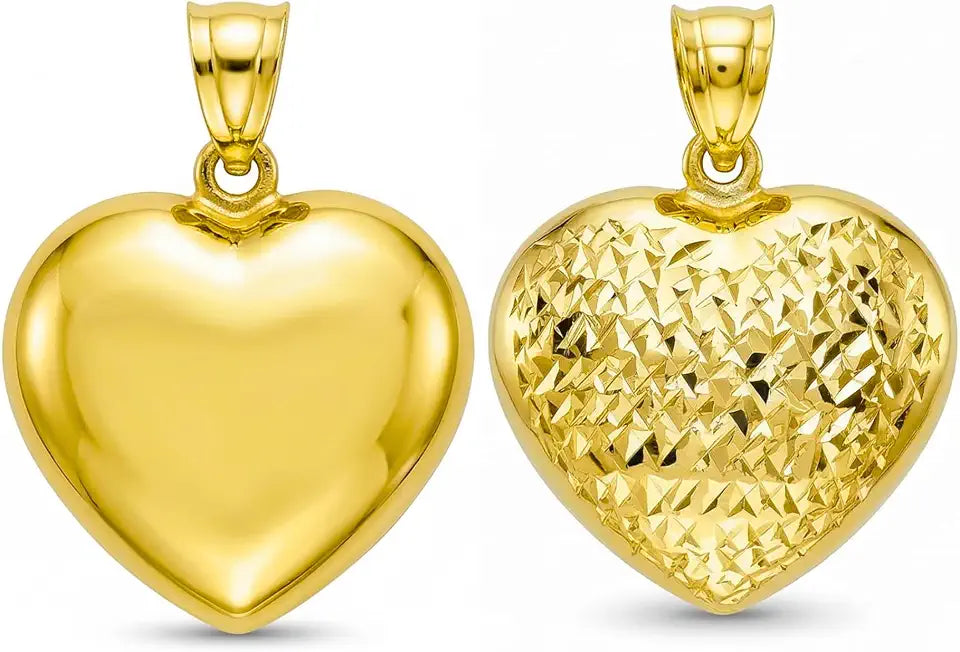 Gold-Tone Heart Pendant