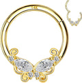 Gold-Tone Hoop Body Jewelry, 8mm