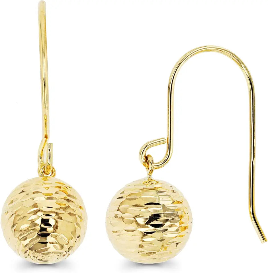 Gold-Tone Earrings, 8mm