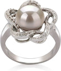 Sterling Silver Freshwater Pearl Ring, 10mm