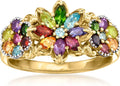 Gold-Tone Floral Ring