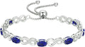 Birthstone Tennis Infinity Bracelet