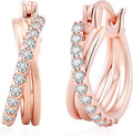 Lab-Grown Diamond Hoop Earrings