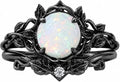 Sterling Silver Opal Ring