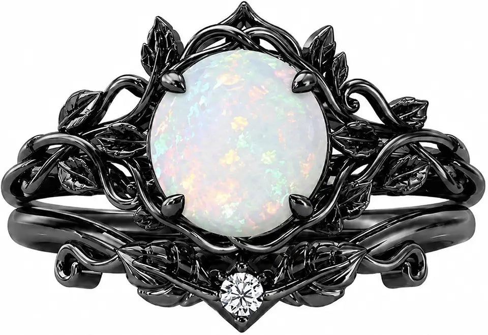 Sterling Silver Opal Ring