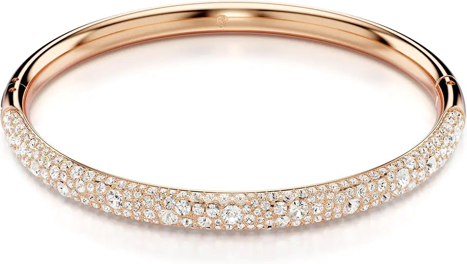 Rose Gold-Tone Crystal Bracelet