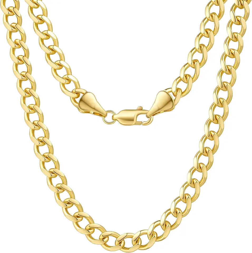 Gold-Tone Cuban Link Chain