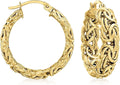 Gold-Tone Hoop Earrings