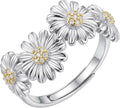 Sterling Silver Floral Ring