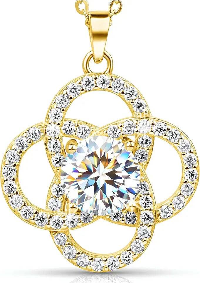 Sterling Silver Moissanite Necklace