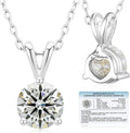 Lab-Grown Diamond Solitaire Necklace