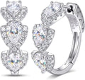 Moissanite Hoop Earrings, 16MM