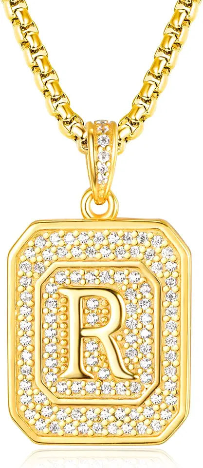 Sterling Silver Initial Necklace