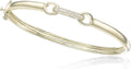 18K Yellow Gold-Plated Sterling Silver Lab-Grown Diamond Bracelet