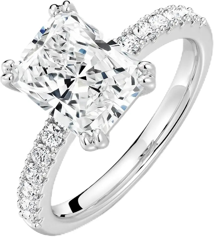 Moissanite Engagement Ring