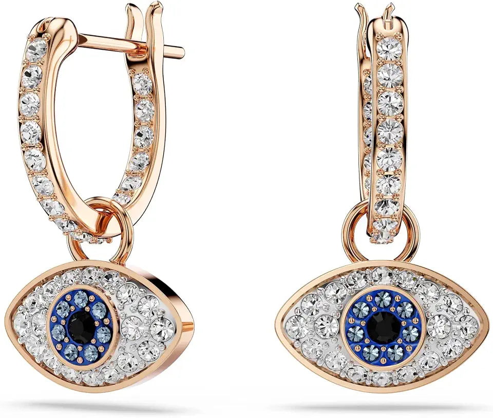 Rose Gold-Tone Drop Earrings