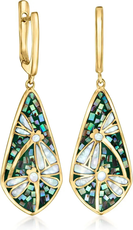Gold-Tone Pearl Drop Earrings