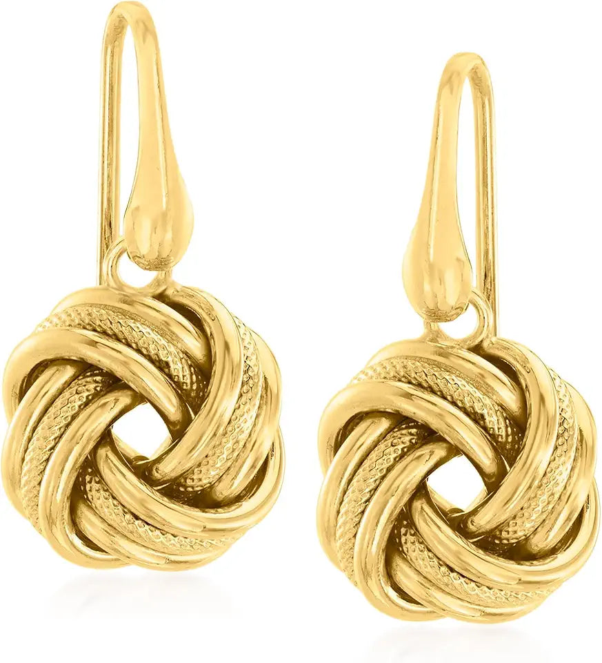 Gold-Tone Drop Earrings