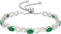 Birthstone Tennis Infinity Bracelet