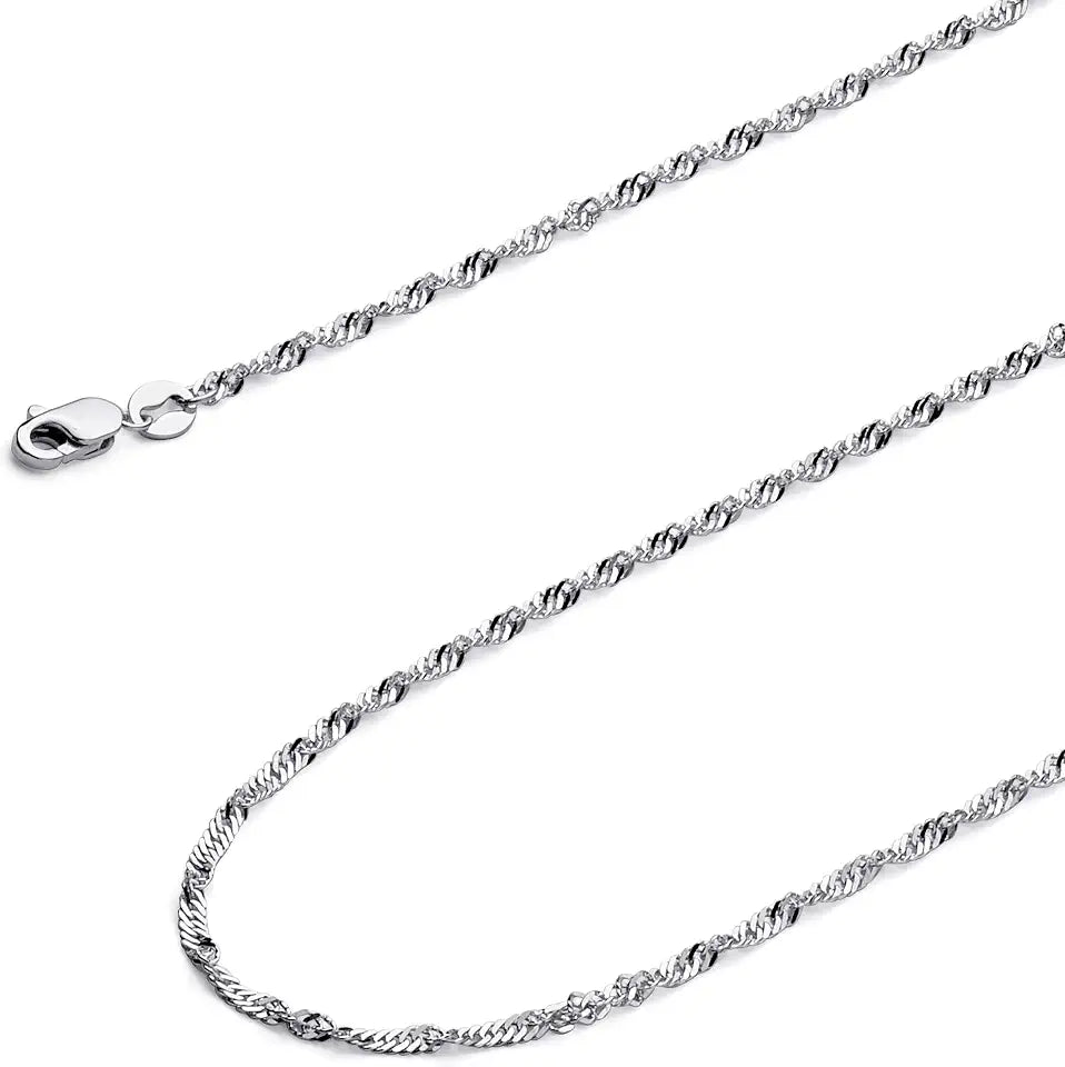 Gold-Tone Necklace, 1.5mm