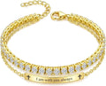 Gold-Tone Tennis Bracelet