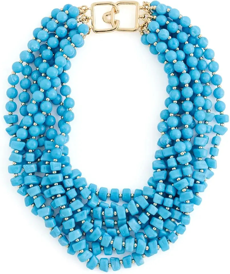 Turquoise Multi-Strand Necklace