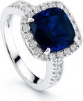 Cubic Zirconia Halo Ring