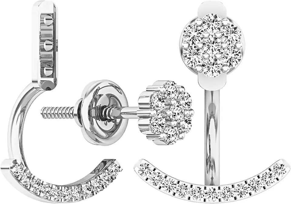 Sterling Silver Round Stud Earrings