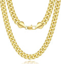 Gold-Tone Cuban Link Necklace, 5mm