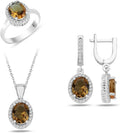 Oval Jewelry Set