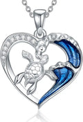 Sterling Silver Lab-Grown Diamond Necklace