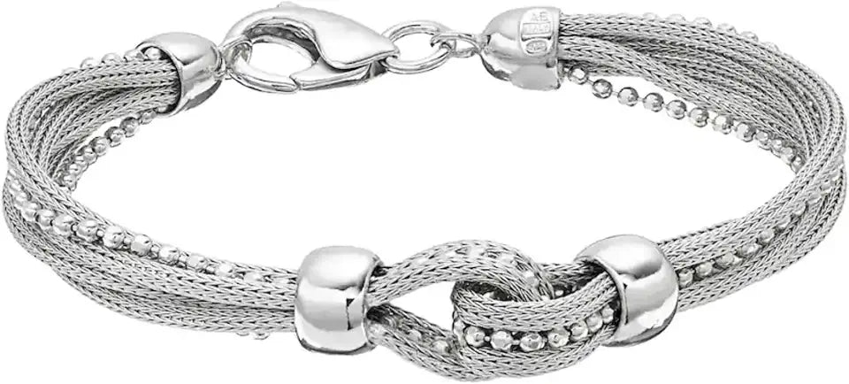 Sterling Silver Bracelet, 7.5 Inch