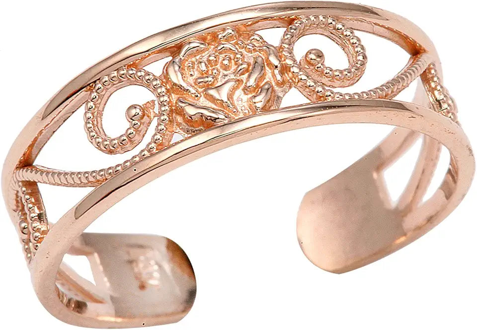 Gold-Tone Floral Ring
