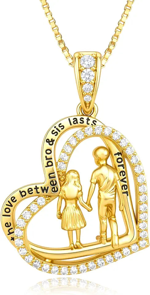 Gold-Tone Heart Necklace