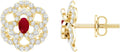 Ruby Stud Earrings