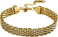 Gold-Tone Cuban Link Bracelet