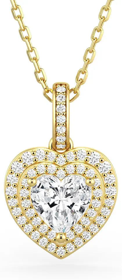 Moissanite Heart Necklace
