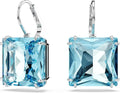 Rhodium-Plated Crystal Earrings