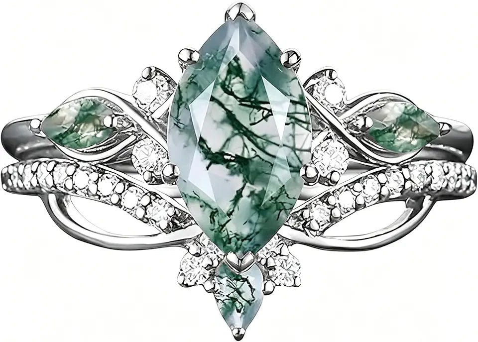 Sterling Silver Engagement Ring